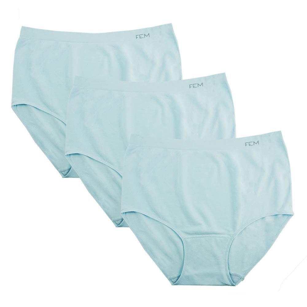 Luxurious Seamless Women's Underwear - Ultra Soft Full Brief Panties for Women (3 Pack) | Comfortable Everyday Wear & Sleepwear