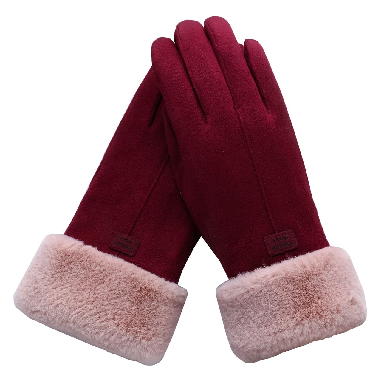 Women's Winter Gloves - Touchscreen Ski Snow Gloves for Cold Weather, Running, Cycling & Driving - Warm Texting Gloves for Ladies & Girls - Perfect for Outdoor Sports, Commuting & Daily Use
