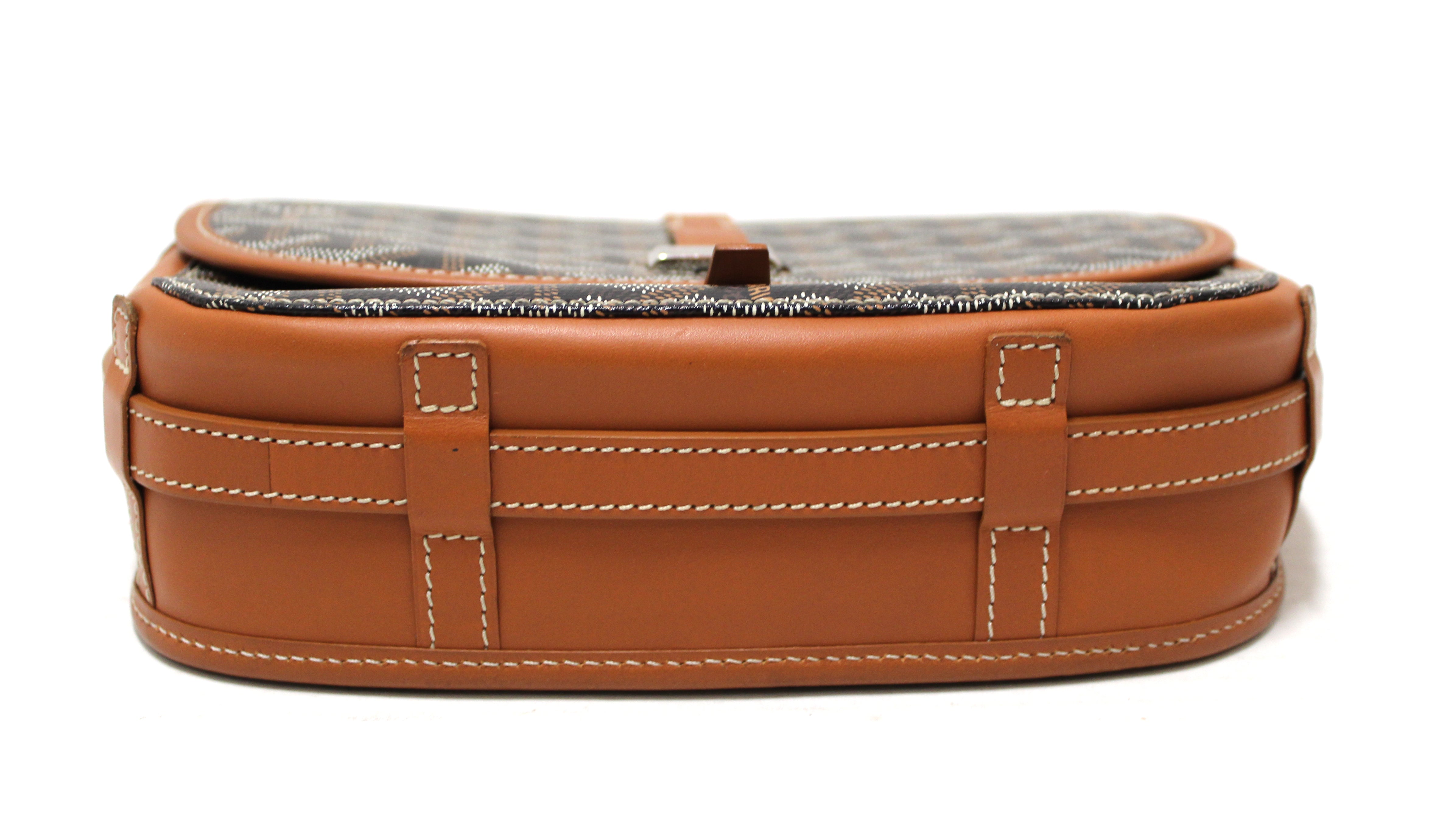 Authentic Goyard Belvedere PM Messenger Bag in Black & Brown - Luxury Crossbody Purse for Women, Perfect for Work, Travel & Everyday Use