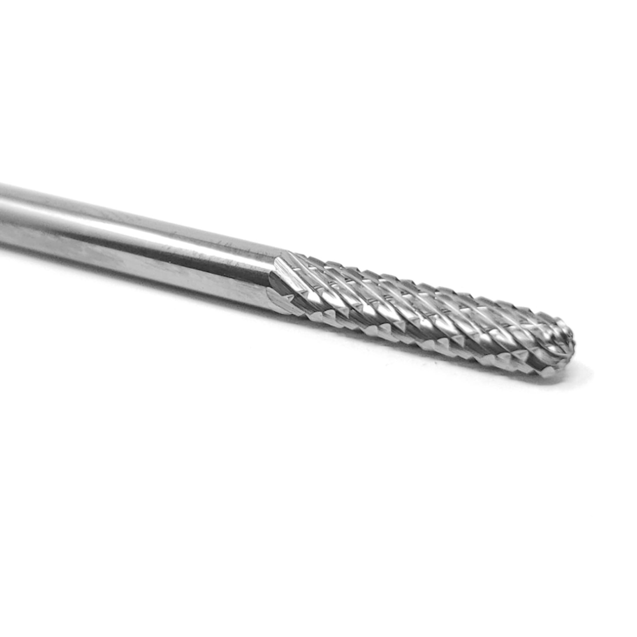 SC-42 Double Cut Solid Carbide Burr Die Grinder Bit 1/8