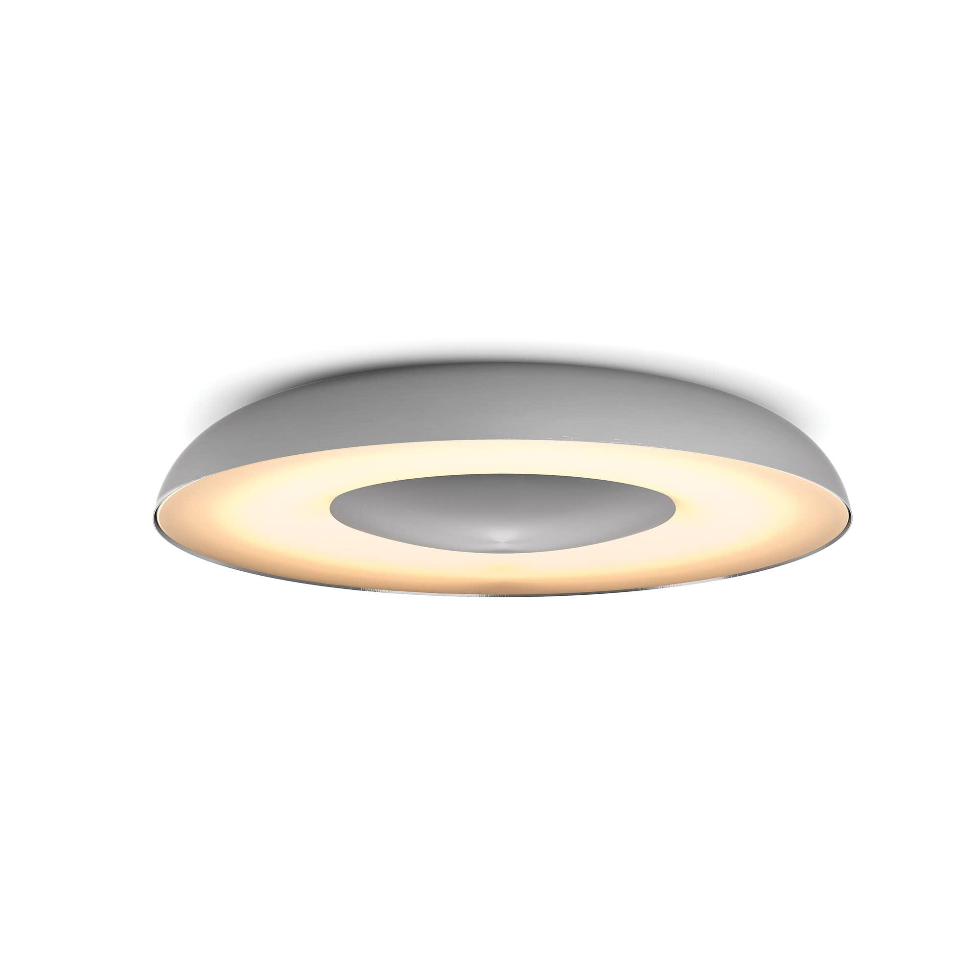 Philips Hue White Ambiance Smart Ceiling Light - Adjustable Warm to Cool White, Aluminum Finish, Includes Dimmer Switch - Perfect for Living Rooms & Bedrooms