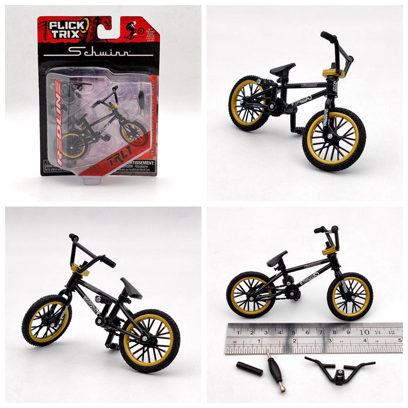 Premium Diecast Finger Bike FLICK TRIX - Miniature BMX Toy Bicycle Model for Kids & Collectors - Perfect Gift for Birthday, Party Favors & Desk Decor