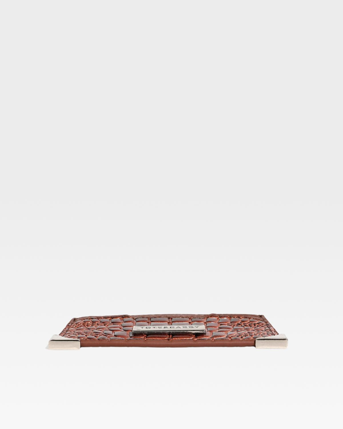 Premium Brown Crocodile Leather Card Holder Wallet - Slim RFID Blocking ID Credit Card Case for Men & Women - Perfect for Travel, Business & Everyday Use