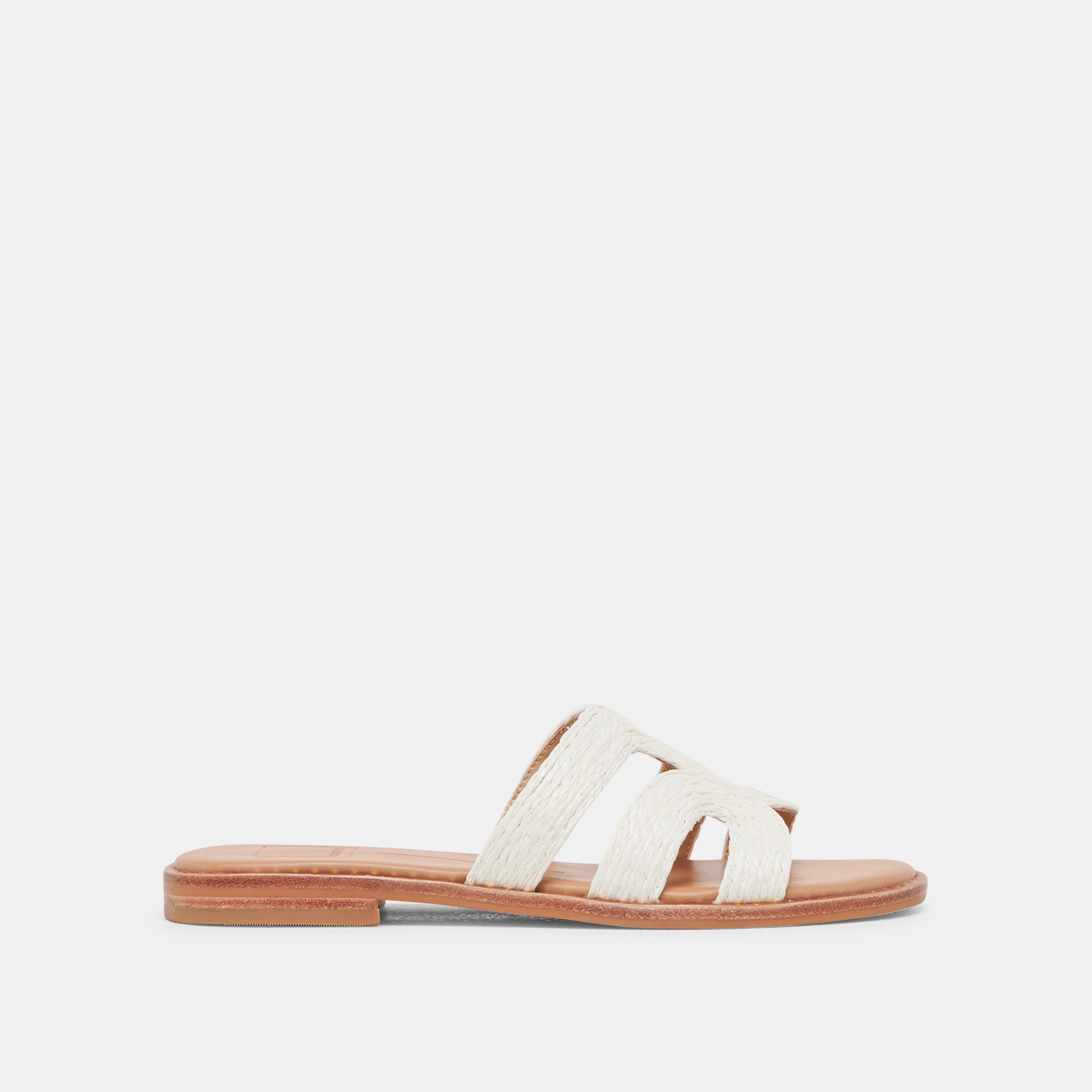 Emon Women's White Raffia Sandals - Comfortable Beach & Summer Casual Shoes for Walking, Travel, and Outdoor Activities