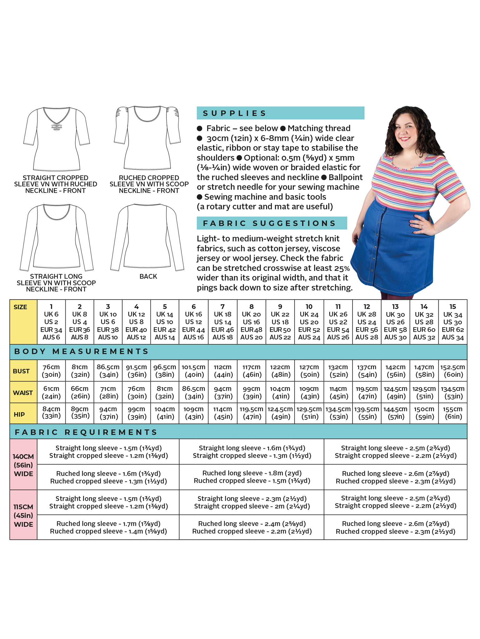 Tilly and the Buttons Agnes Top - Women's Stylish & Comfortable Sewing Pattern for DIY Fashion - Perfect for Casual Wear, Office Outfits & Special Occasions