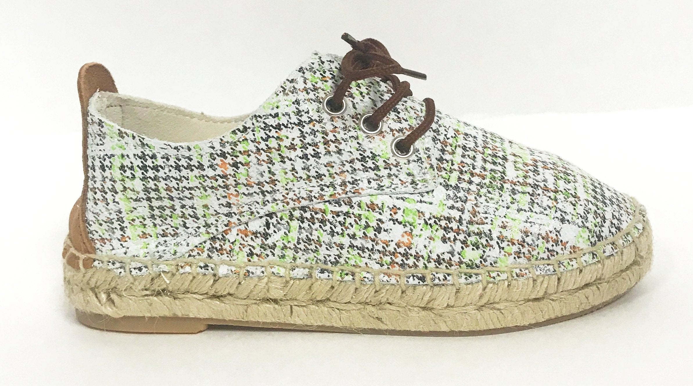 Sonatina Printed Canvas Espadrille Flats - Women's Comfortable Slip-On Summer Shoes with Breathable Fabric for Beach, Vacation & Casual Outings