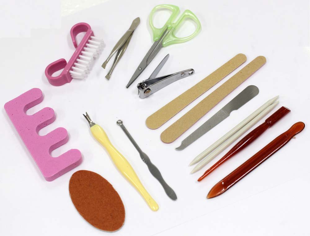KUTZ 15-Piece Professional Manicure & Pedicure Set | Premium Nail Care Kit with Clippers, Files & Cleaners | Salon-Quality Tools for Home & Professional Use | Perfect for Nail Salons, DIY Grooming & Gift Giving