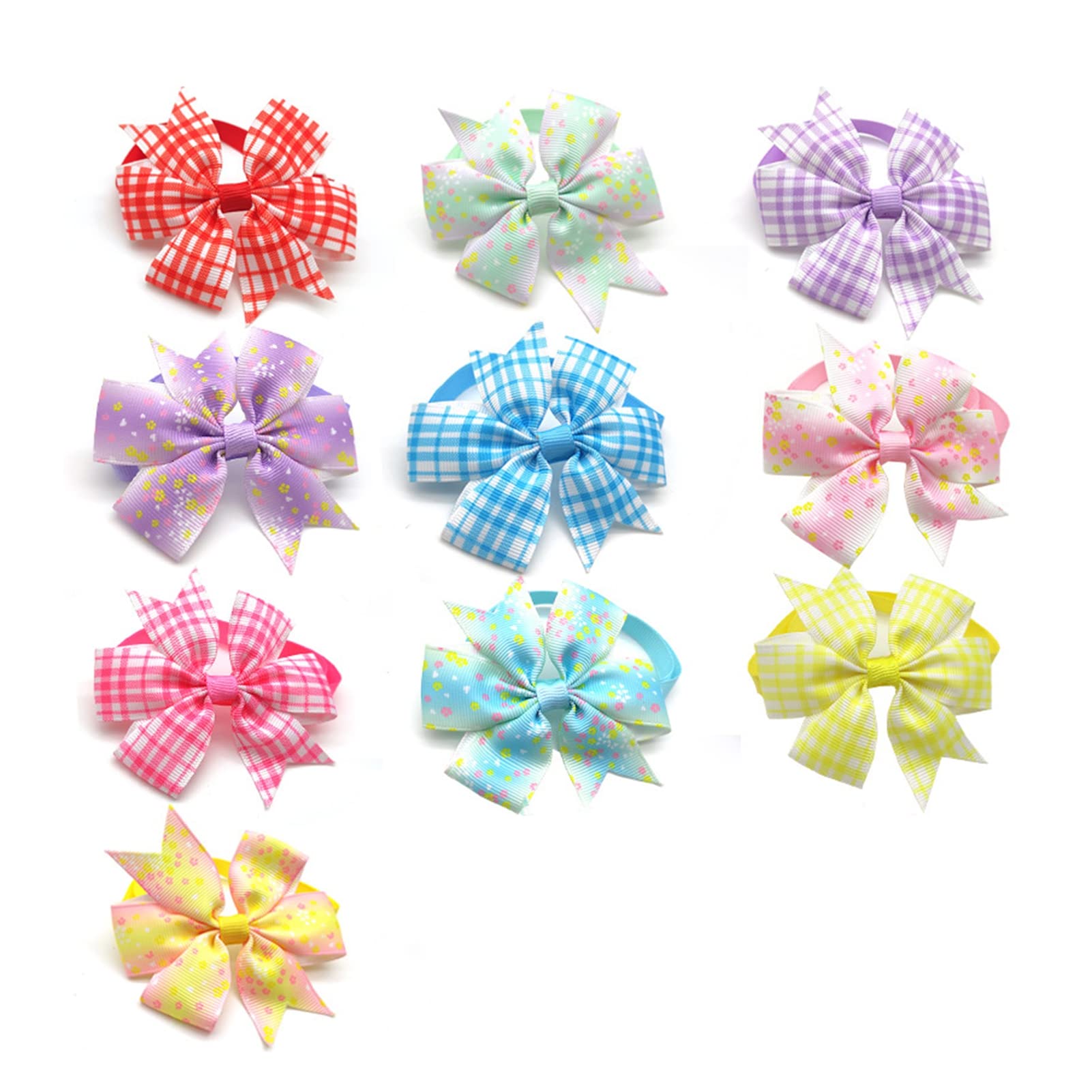 HEVIRGO Dog Bow Collar for Teddy - Stylish Pet Accessory for Walks & Parties