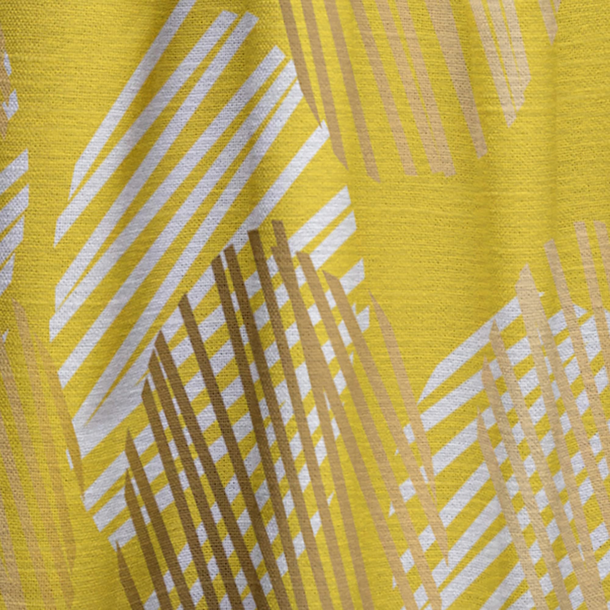 DesignQ Abstract Retro Geometric III Thermal Insulated Curtains - Single Panel 52x95 Inches for Bedroom & Living Room - Perfect for Home Decor & Blackout Needs