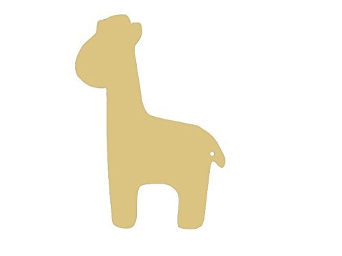 Unfinished Wood Giraffe Cutout - 6