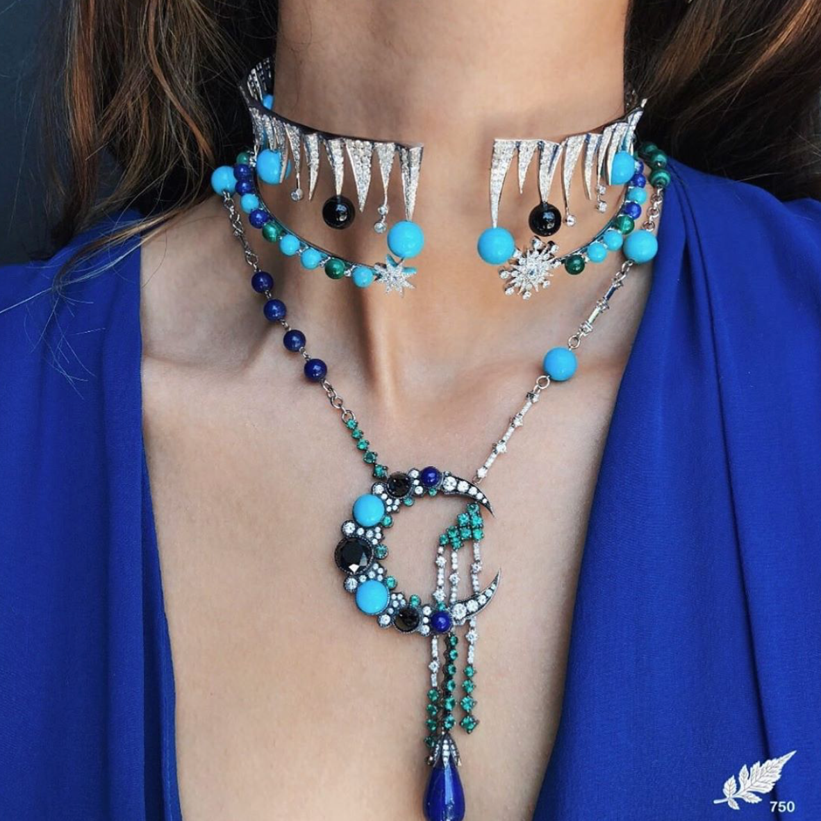 Elegant Deco Choker Necklace - Vintage Inspired Beaded Collar for Women | Perfect for Parties, Weddings & Special Occasions