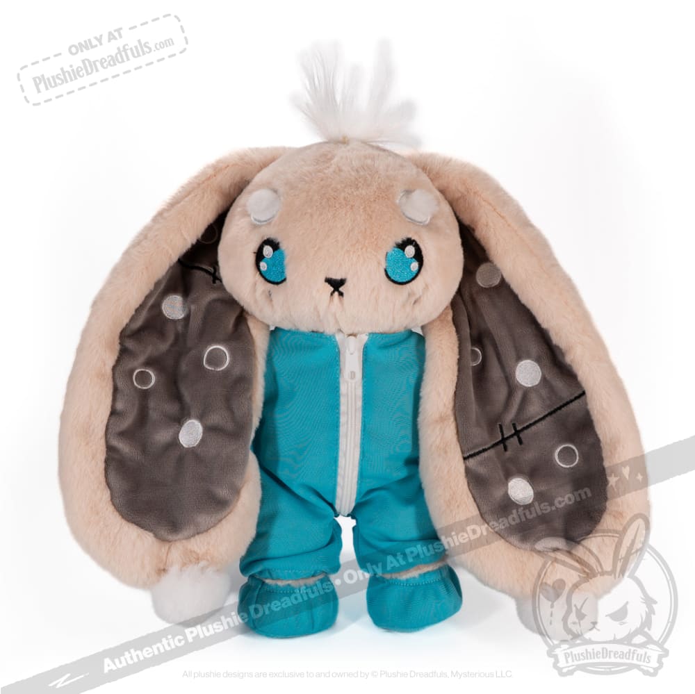 Plushie Dreadfuls Immunocompromised Rabbit Stuffed Animal - Soft Cuddly Plush Toy for Kids, Adults & Collectors | Perfect Gift for Hospital Stays, Comfort & Awareness