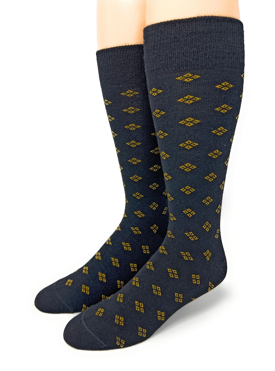 Premium Diamond District Baby Alpaca Wool Dress Socks for Men & Women - Ultra Soft Warm Winter Socks for Office, Travel & Outdoor Activities