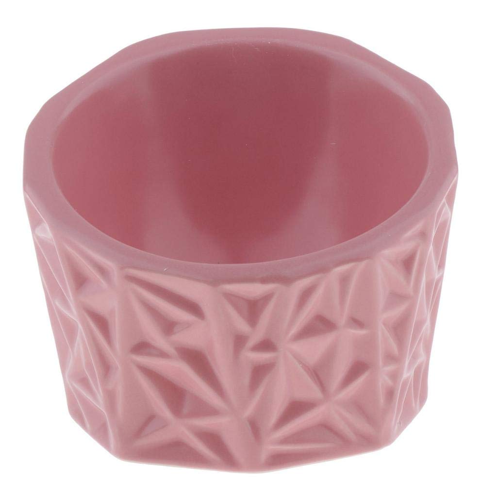 SECRET DESIRE Ceramic Pet Bowl for Dogs & Cats - Slanted Elevated Design in Pink - Perfect for Small & Medium Pets - Ideal for Home, Kitchen & Pet Feeding Station