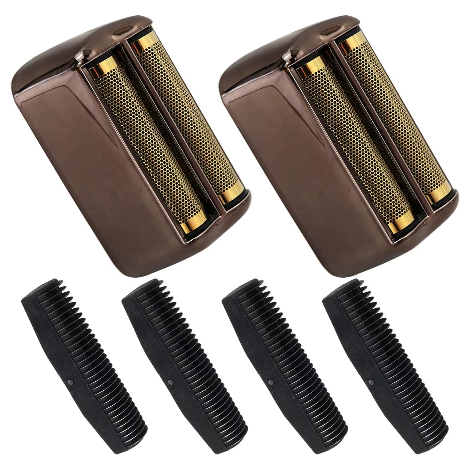2 Pack Replacement Shaver Foil & Cutters for PRO FXFS2G/FXFS2 - Double Foil & Cutter Set (Black) - Perfect for Men's Grooming & Travel Shaving