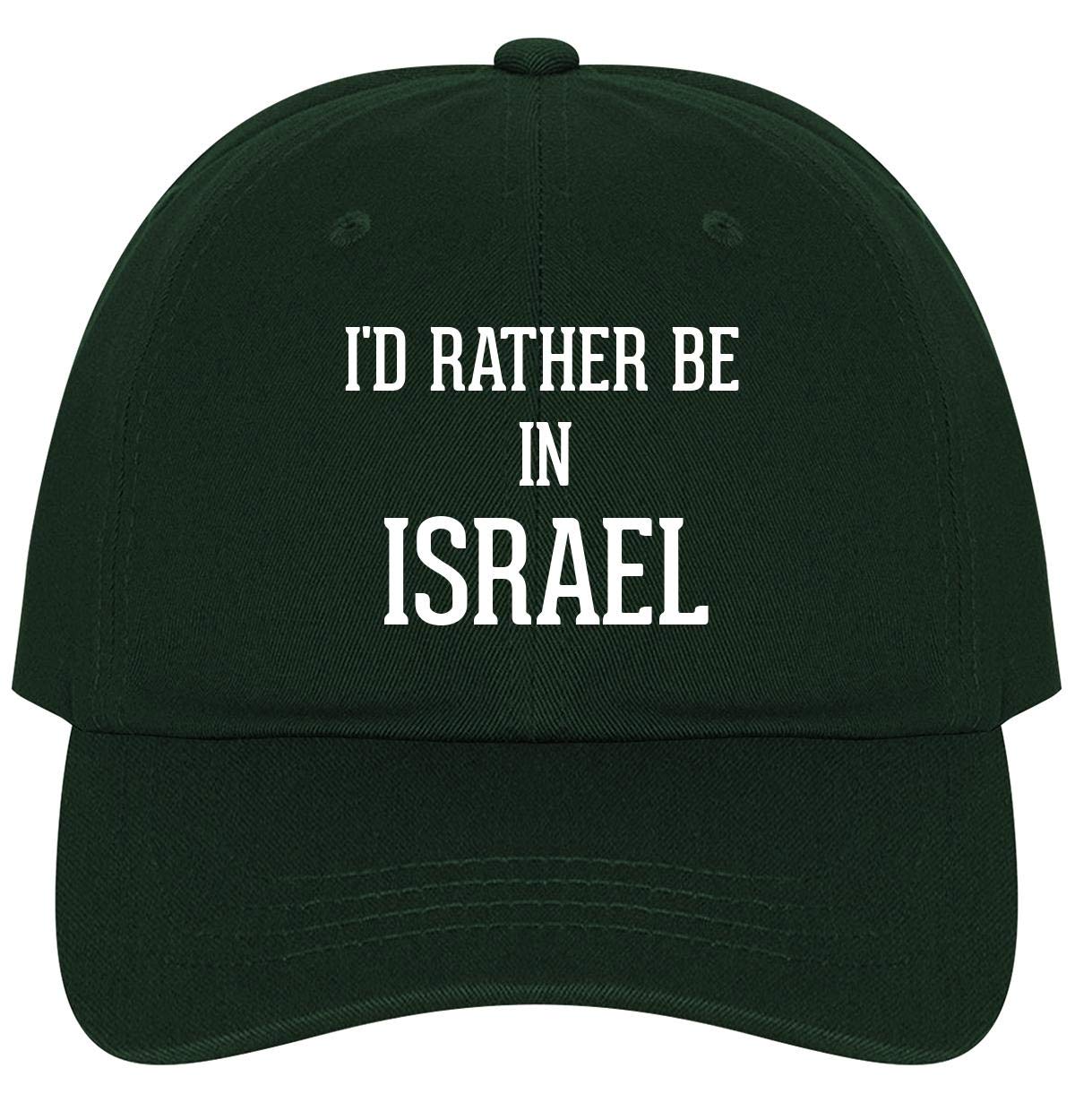 I'd Rather Be in Israel - Adjustable Dad Hat for Men & Women, Comfortable & Stylish Baseball Cap for Travel, Outdoor, Casual Wear