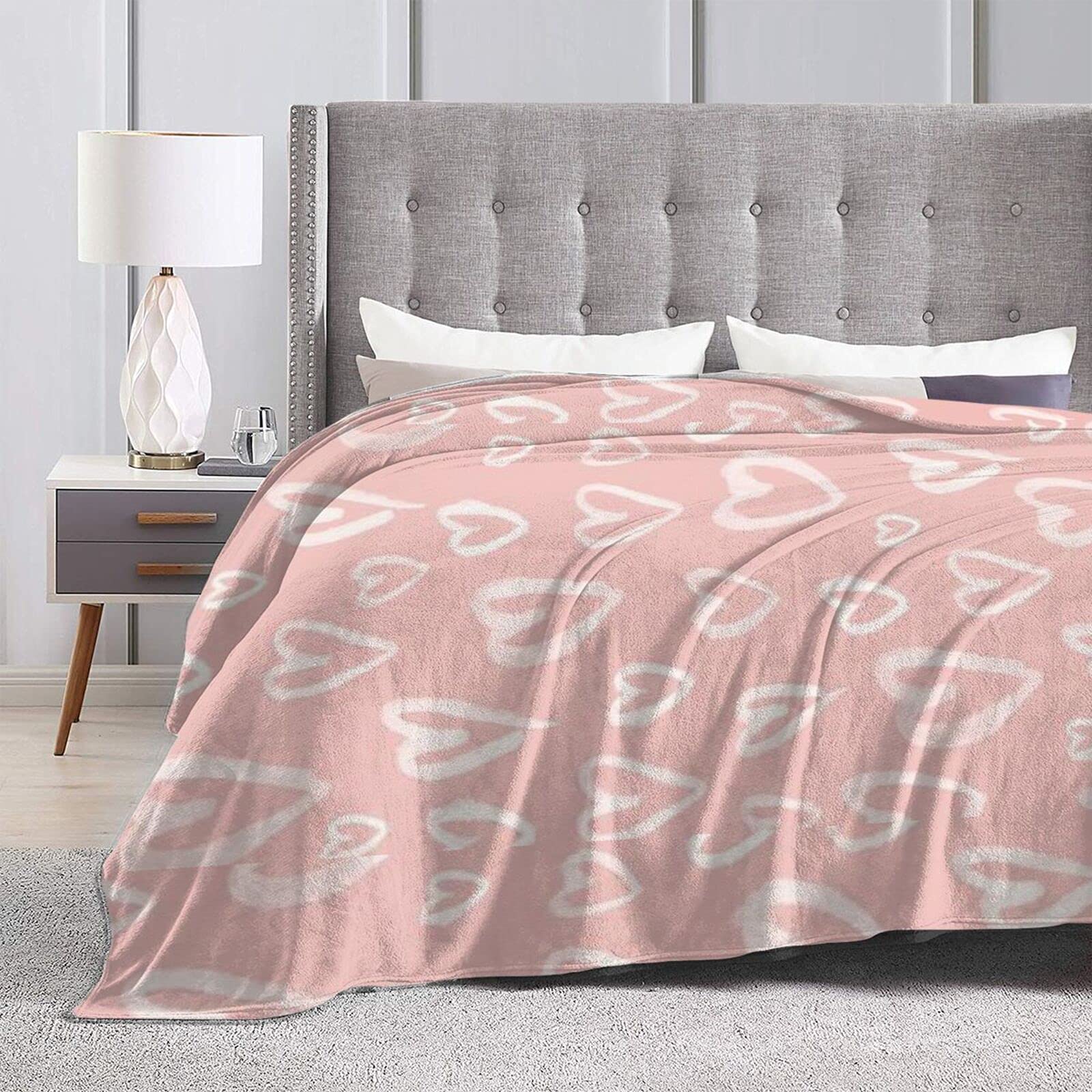 Soft Flannel Strawberry Throw Blanket - 60