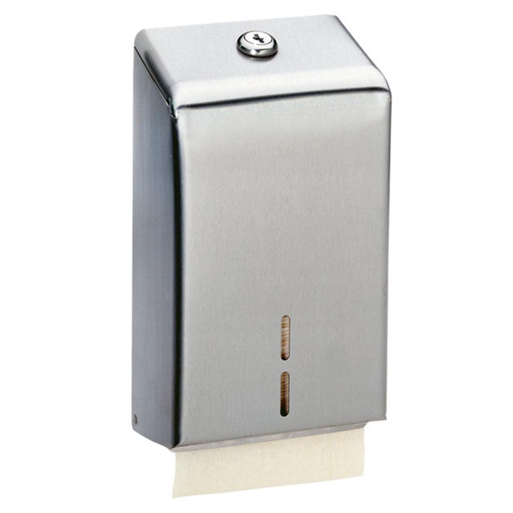 Bobrick B272 Surface Mounted Toilet Paper Dispenser - Satin Finish for Restrooms, Bathrooms & Commercial Spaces