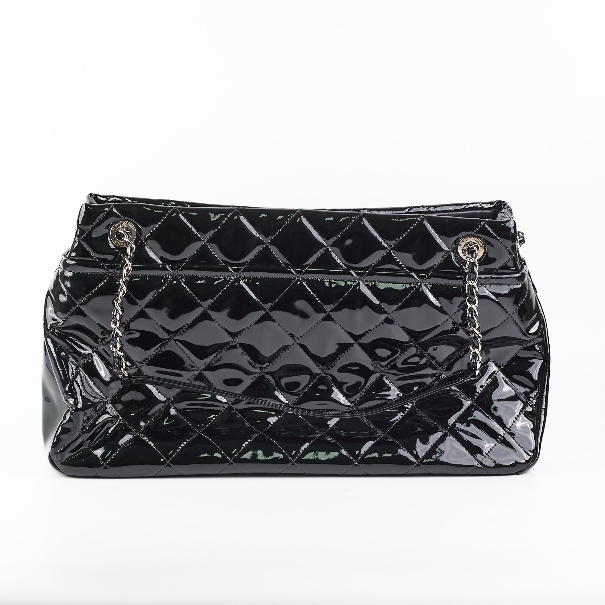 Chanel Black Leather Tote Bag for Women - Luxury Designer Handbag for Work, Travel & Everyday Use