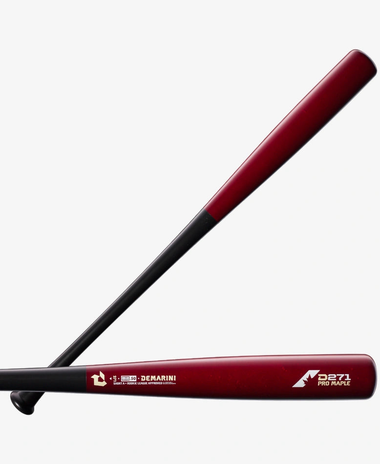 Demarini Pro Maple D271 Composite Baseball Bat for Youth & Adult - Lightweight & Durable for Training & Games - Perfect for Baseball & Softball Players