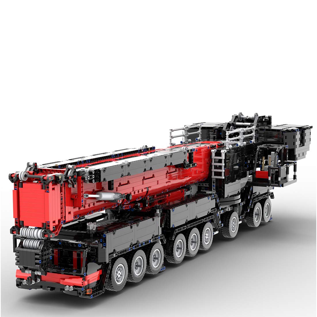 Bybo Remote Control Construction Crane Toy - Technic Building Blocks for Liebherr LTM1750-9.1 Model - 12 Motorized RC Truck Crane - Lego Compatible Engineering Toy for Kids & Adults - Perfect for STEM Learning, Construction Play and Collector Displays