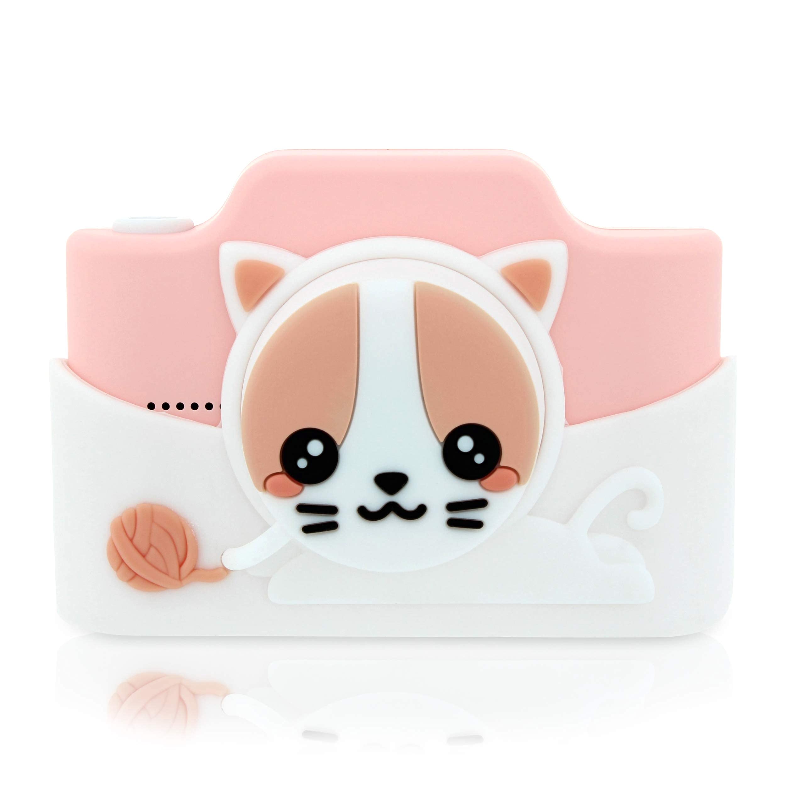 Kidamento K Meowie The Cat Digital Camera for Kids with Silicone Case - Green Children's Camera Bundle - Perfect for Birthday Gifts, Travel & Outdoor Adventures