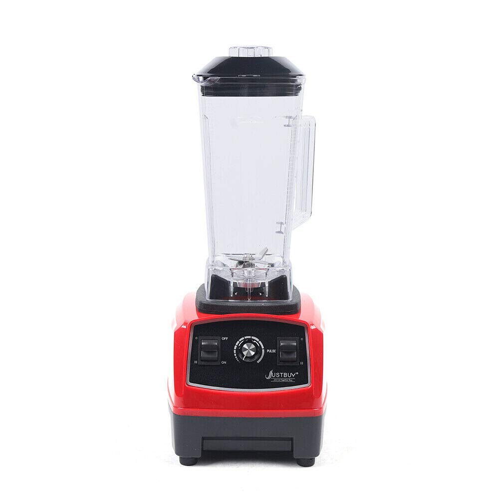 **Powerful 1500W Smoothie Blender - Heavy Duty Countertop Blender with 6 Stainless Steel Blades & Variable Speed Control - Perfect for Green Smoothies, Milkshakes, Ice Crushing, Hot Soup, Juice Making - Ideal for Home, Kitchen, Gym & Healthy Lifestyle (Red)**