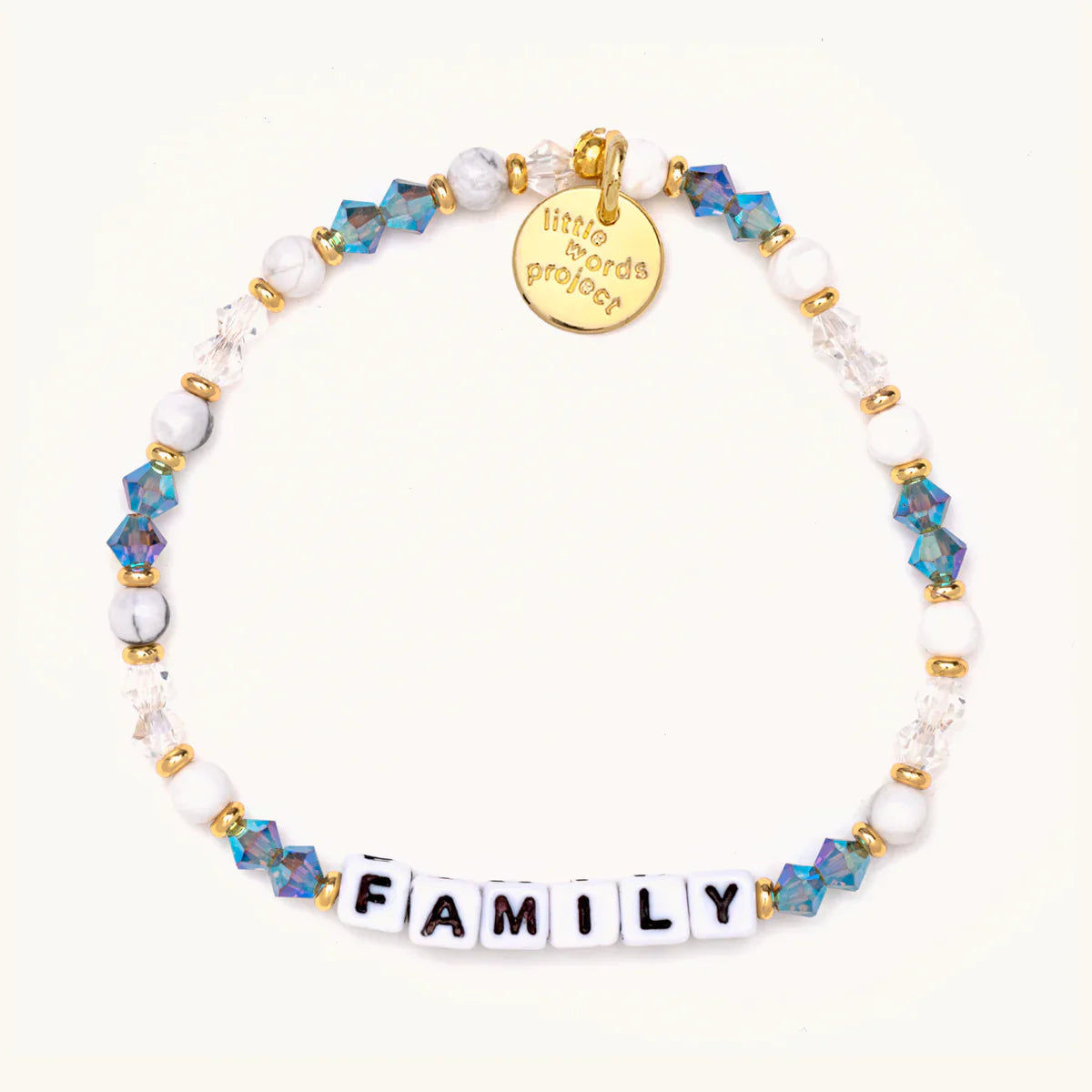 Little Words Project Family Bracelet - Custom Engraved Name Bracelets for Mom, Sister, Daughter - Meaningful Gift for Birthdays, Mother's Day & Family Reunions - Perfect for Everyday Wear & Special Occasions