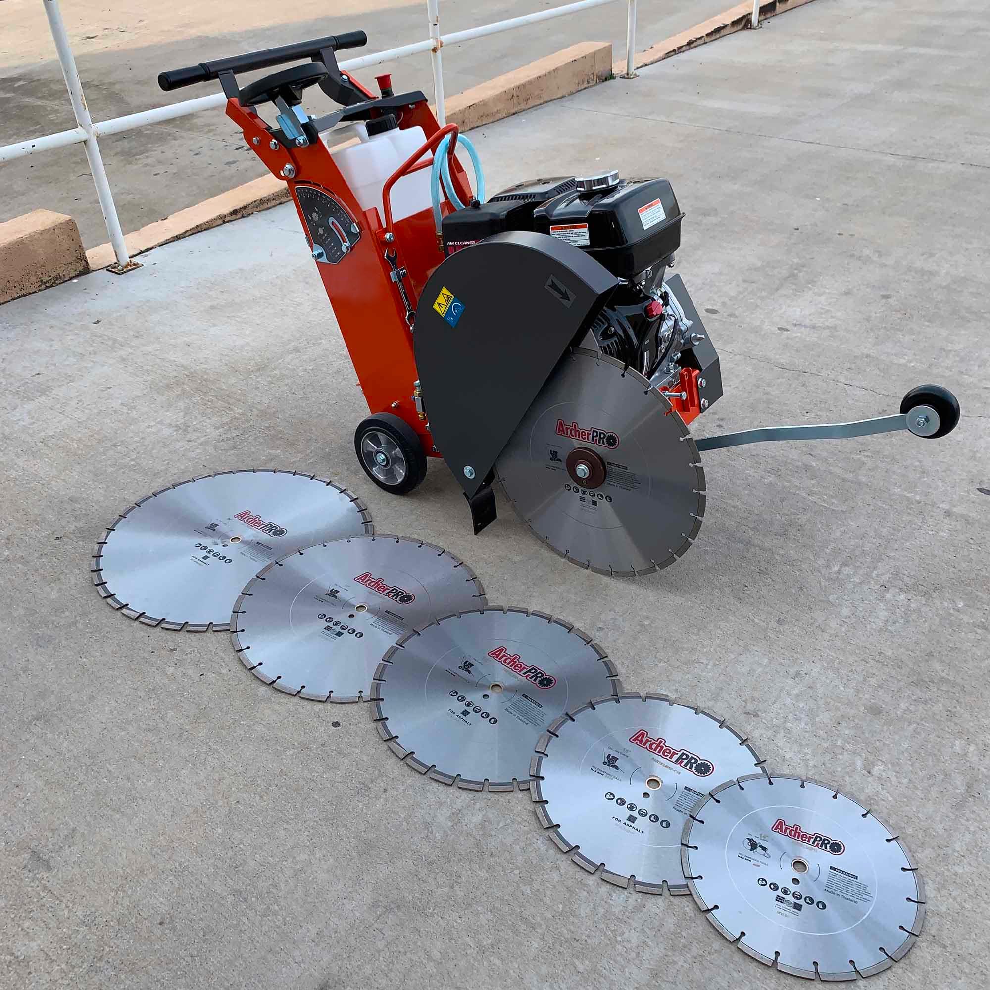Archer Pro 16-Inch Diamond Saw Blade - Premium Asphalt & Green Concrete Cutting Disc - Ideal for Construction, Road Work & DIY Projects