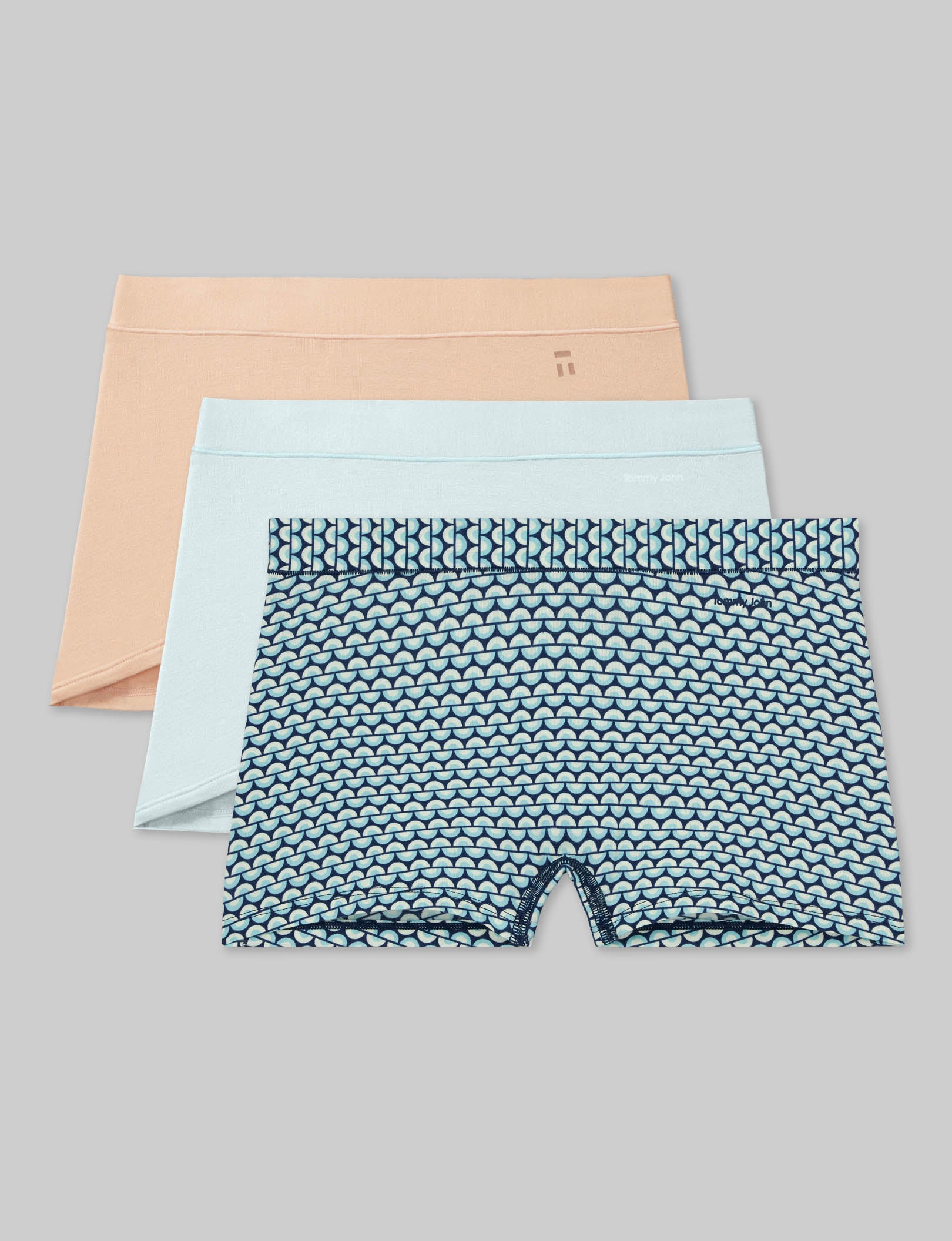 Women's Breathable Cotton Boyshort Underwear 3-Pack - Soft & Comfortable for Everyday Wear, Workout, and Sleep