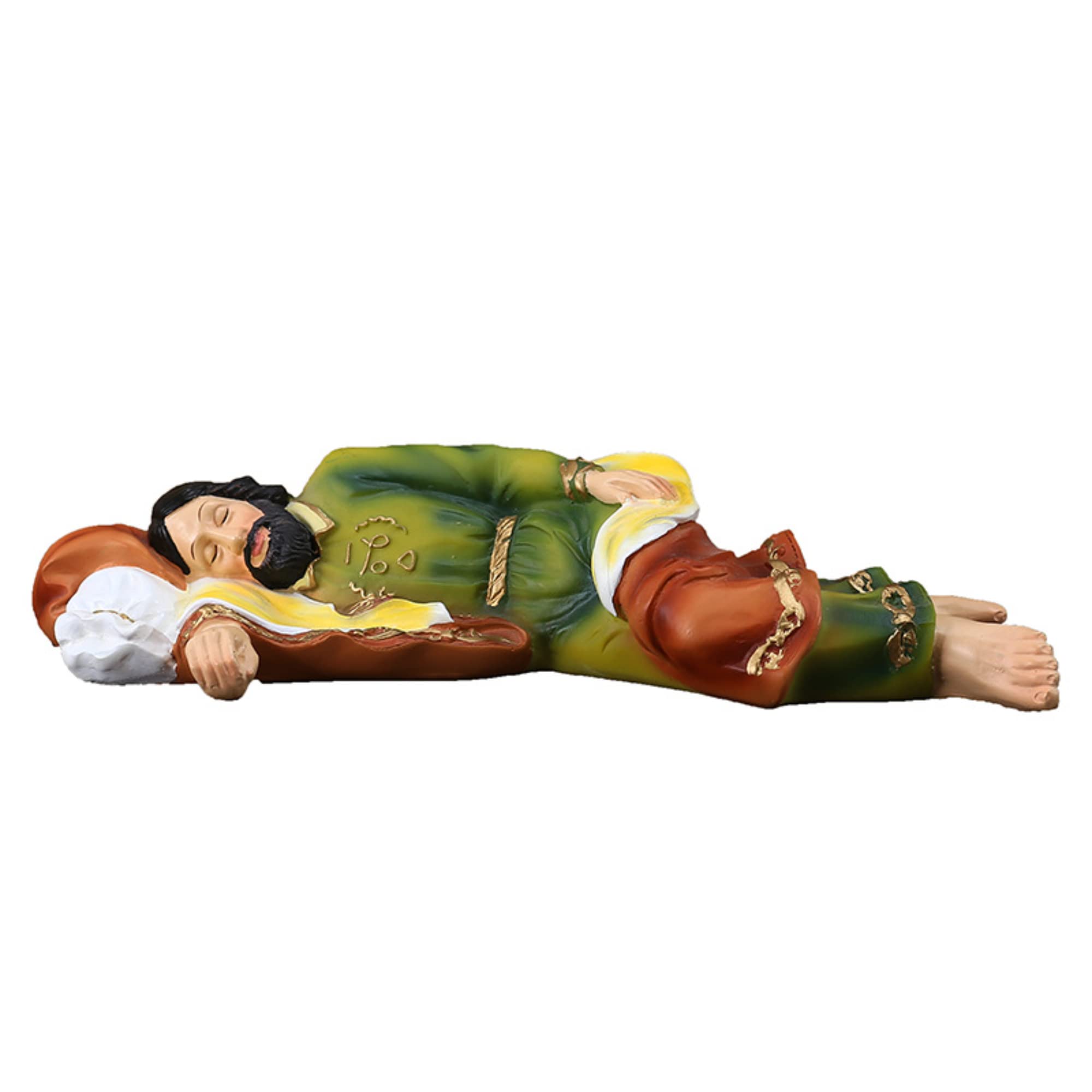 Sleeping St. Joseph Statue - 6 Inch Catholic Religious Figurine, Handcrafted Resin Home Decor for Prayer & Meditation | Perfect Gift for Baptism, First Communion & Home Altar | Ideal for Bedside, Office Desk & Sacred Spaces