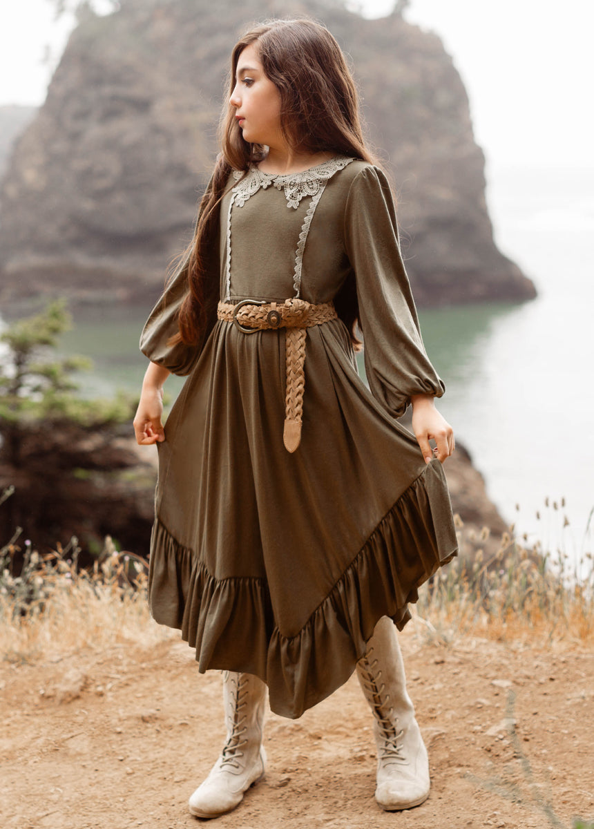 Stylish Tatum Olive Green Dress for Women - Perfect for Casual Outings, Dates & Summer Events