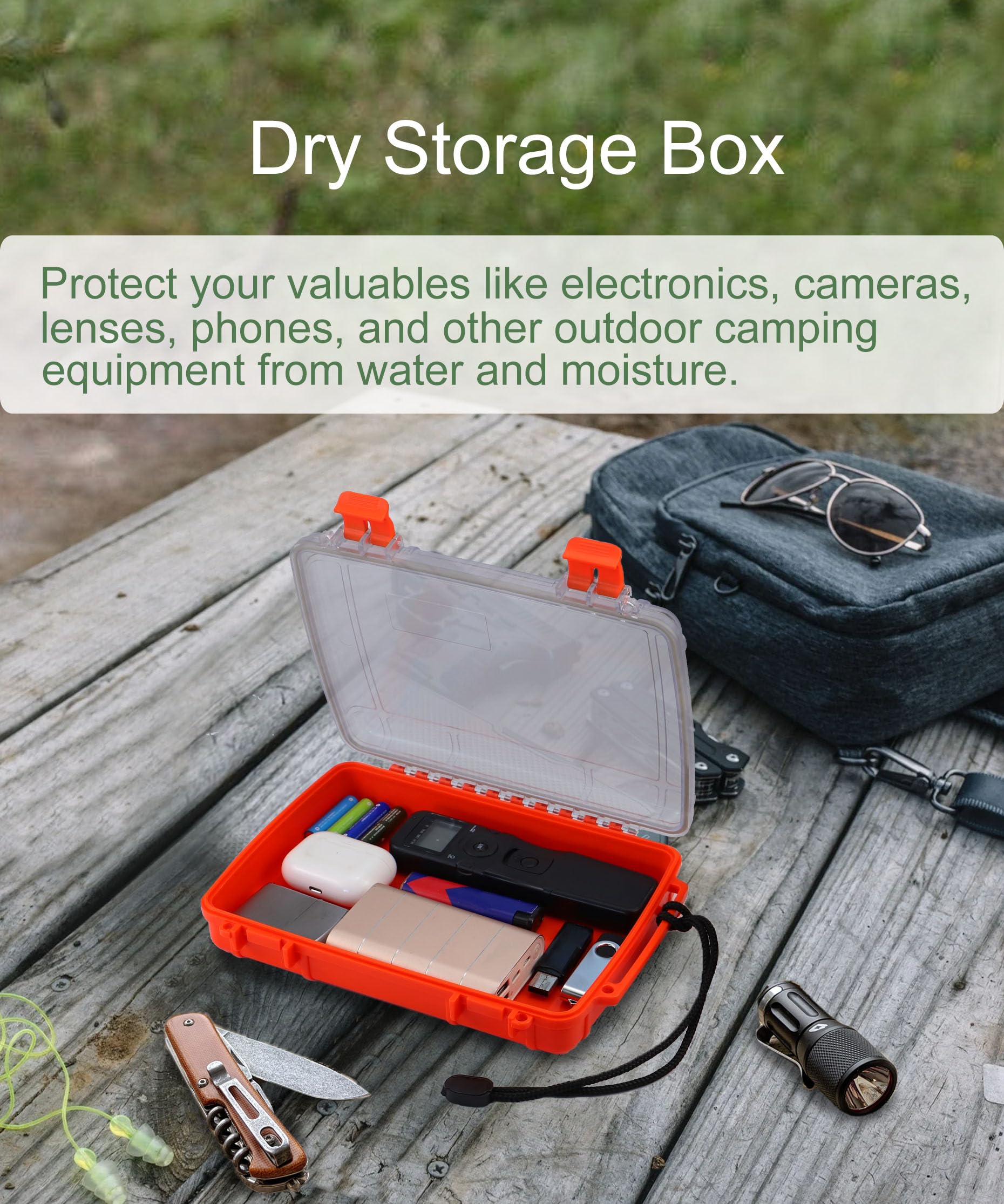Waterproof Dry Box - Floating Watertight Storage Container for Kayaking, Boating & Outdoor Activities | Secure Phone & Gear Protection for Wet Environments