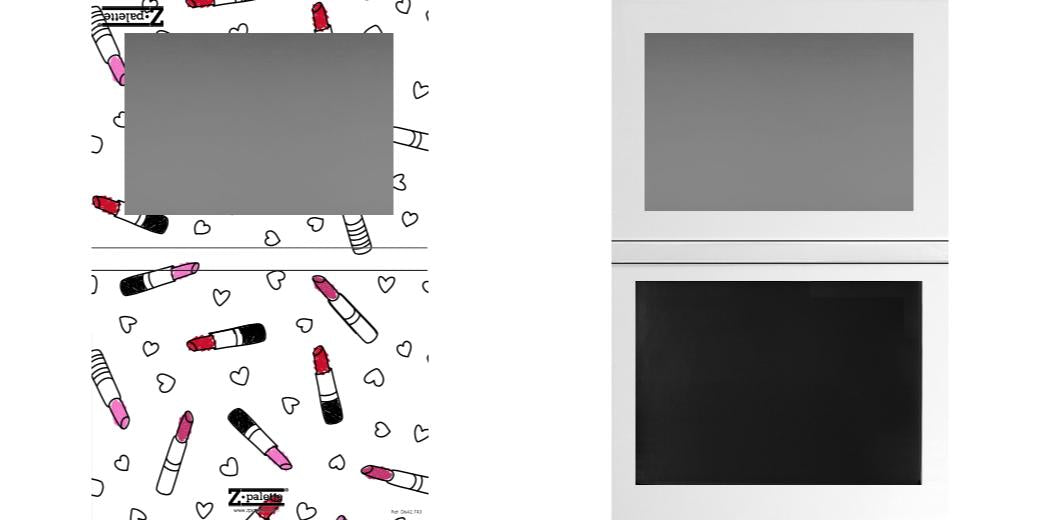 Custom Extra Large Z Palette - Magnetic Makeup Palette for Eyeshadows & Blush - Perfect for Makeup Artists & Travel Organizers