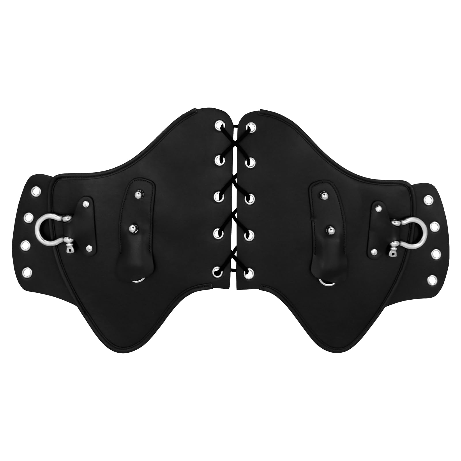 HDBUBALUS Universal Motorcycle Heat Shield & Saddle Deflector - Fits Harley Touring, Sportster, Yamaha, Suzuki, Kawasaki (Black) | Engine Heat Protection for Long Rides & Hot Weather Conditions