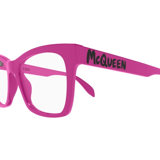 Alexander McQueen AM0388O Designer Eyeglasses for Men & Women - Stylish & Lightweight Frames for Everyday Wear & Fashion Accessories