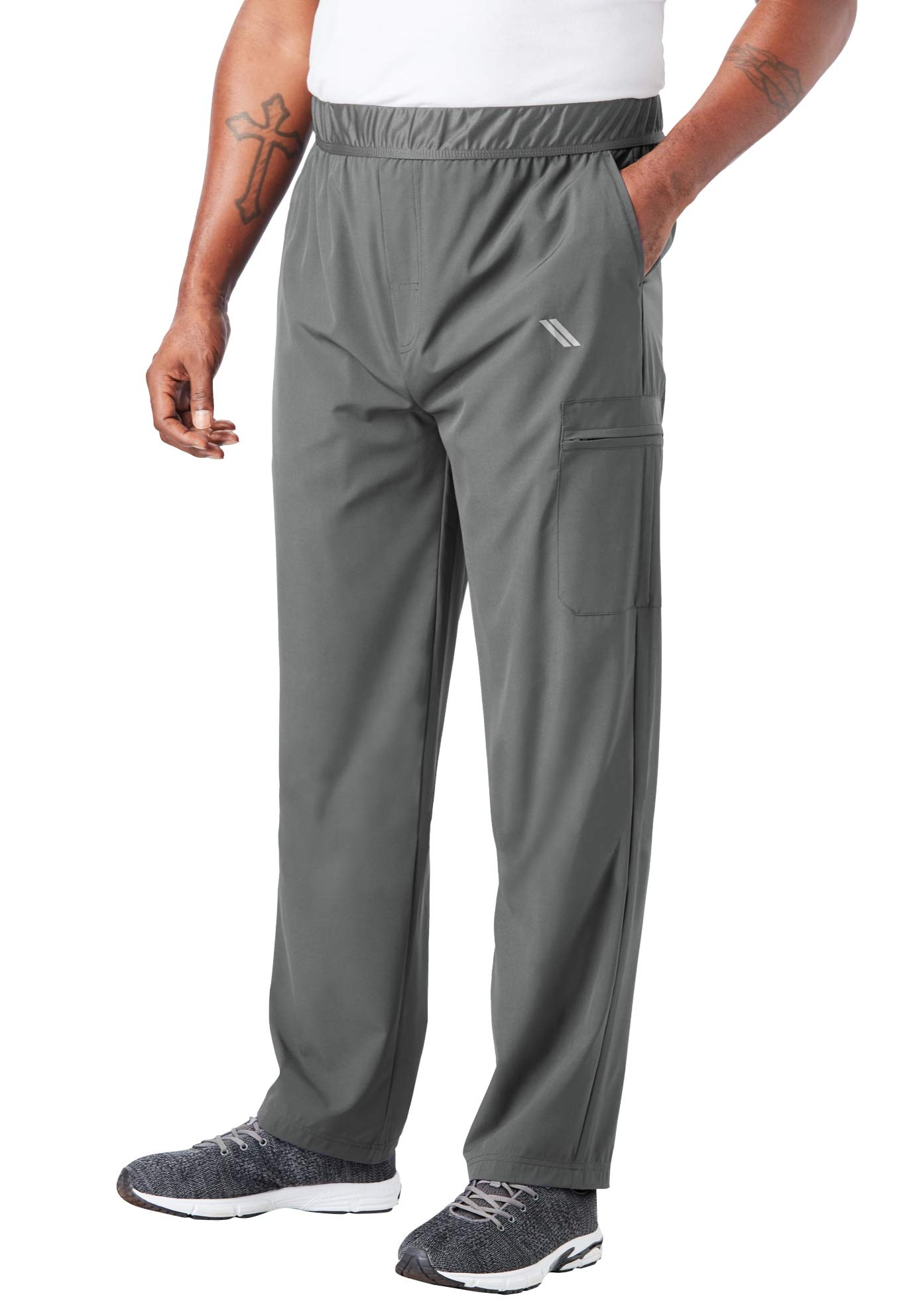 KingSize Men's Big & Tall Tech Pants - Comfortable Stretch Work Pants for Office & Casual Wear