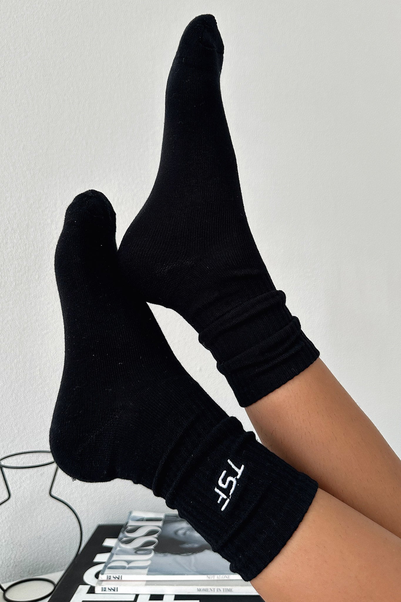Millie Socks - Premium Black Cotton Ankle Socks for Women - Comfortable Everyday Wear, Workout & Casual Outfits
