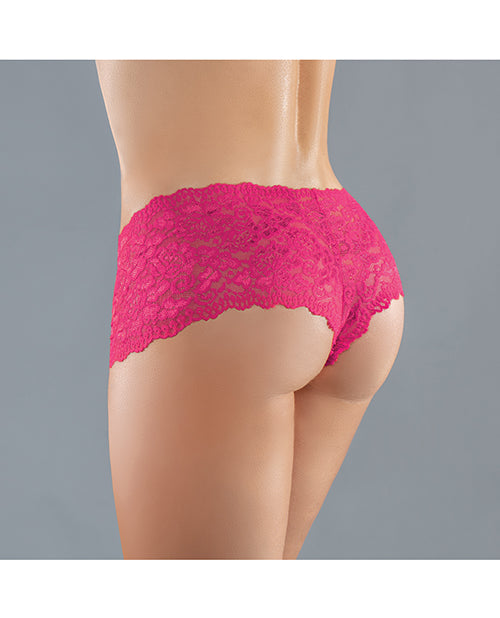 Adore Candy Apple Panty Hot Pink One Size - Sexy Lingerie for Women, Perfect for Valentine's Day, Date Night & Boudoir Photography