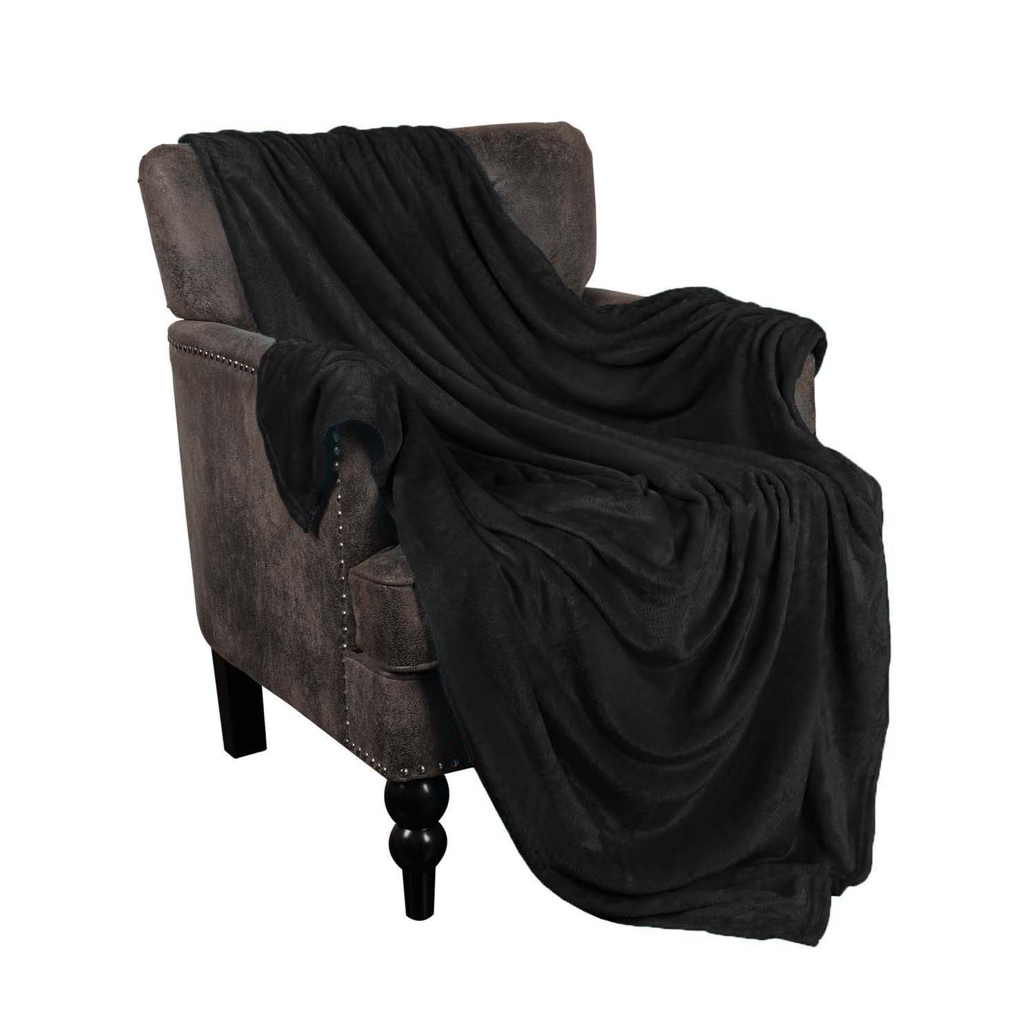 Soft Fleece Plush Blanket - Medium Weight Fluffy Throw for Couch, Bed & Home Decor - Cozy Warm Blanket for Winter, Gifts & Relaxation
