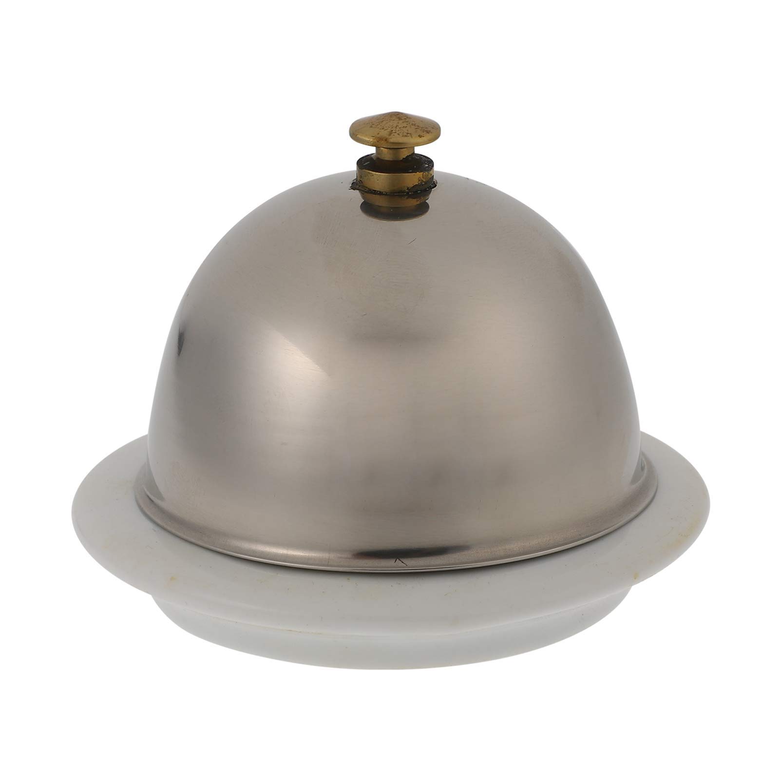 Stainless Steel Butter Dish with Lid - Cake Stand & Cheese Keeper for Kitchen & Dining