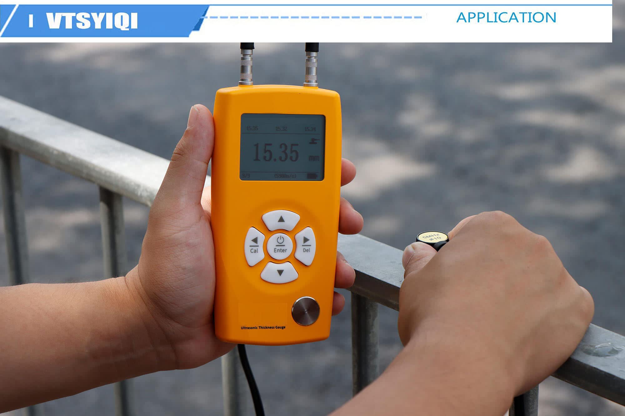 Precision Digital Ultrasonic Thickness Gauge Meter - 0.8-350mm (0.03-13.77