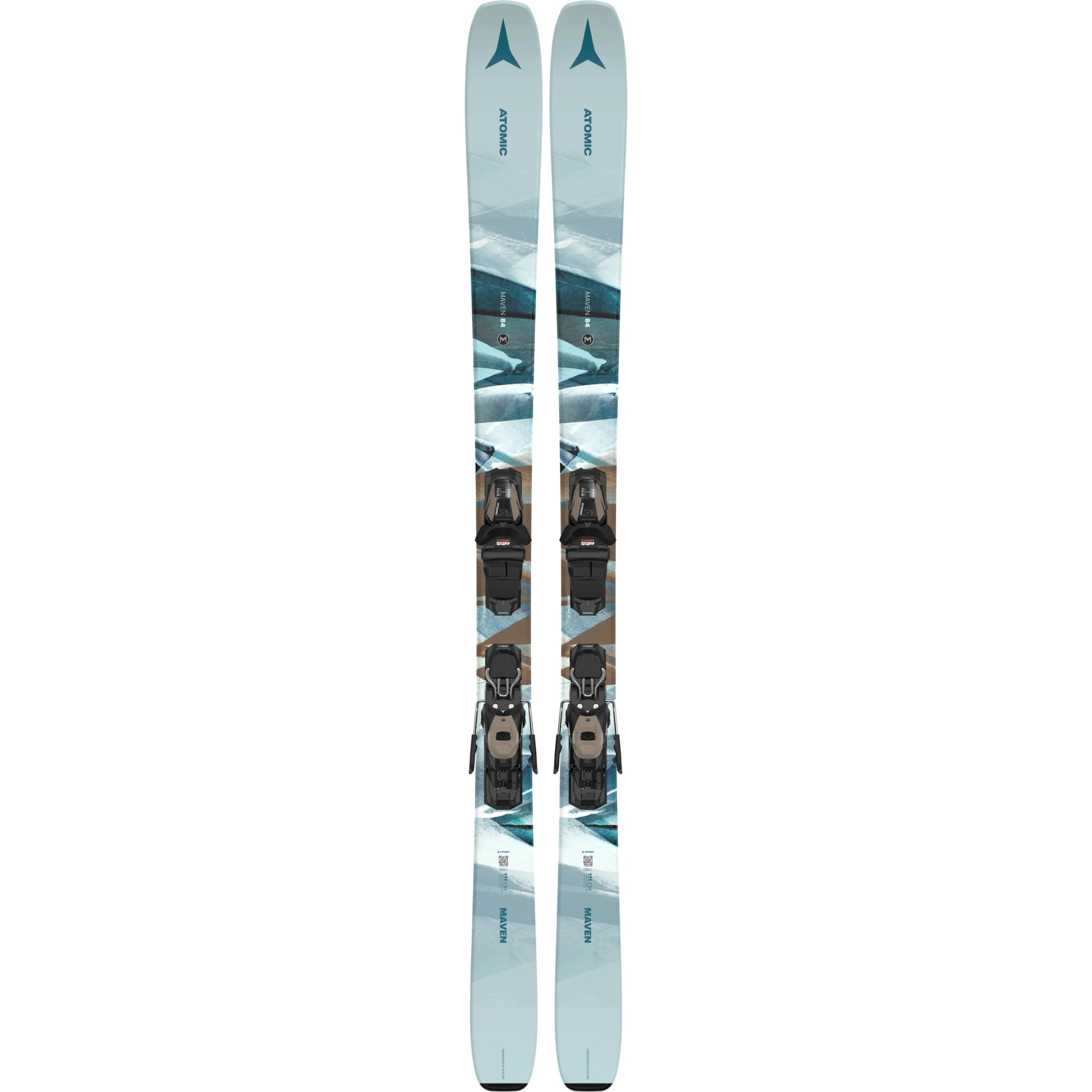 Atomic MAVEN 84 All-Mountain Skis with M 10 GW Bindings 2025 - Perfect for Powder, Groomers & Backcountry Adventures