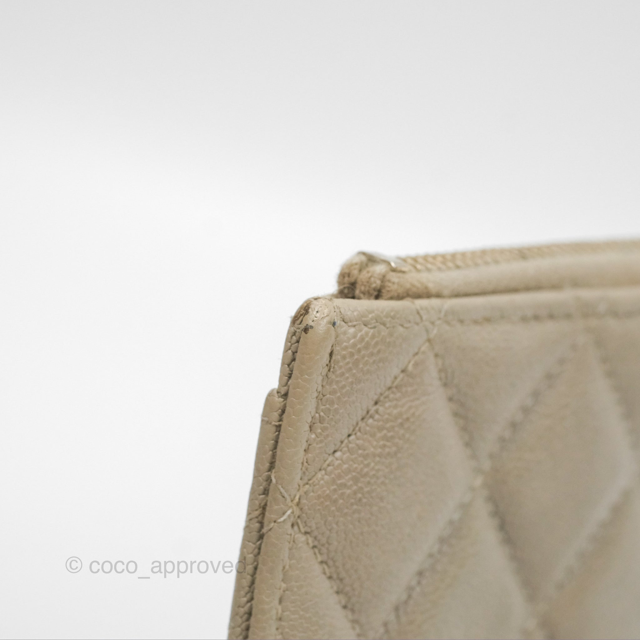 Chanel Boy Long Pouch Wallet in Taupe Grey Caviar Leather with Aged Gold Hardware - Luxury Crossbody Bag for Women, Perfect for Everyday Use & Special Occasions