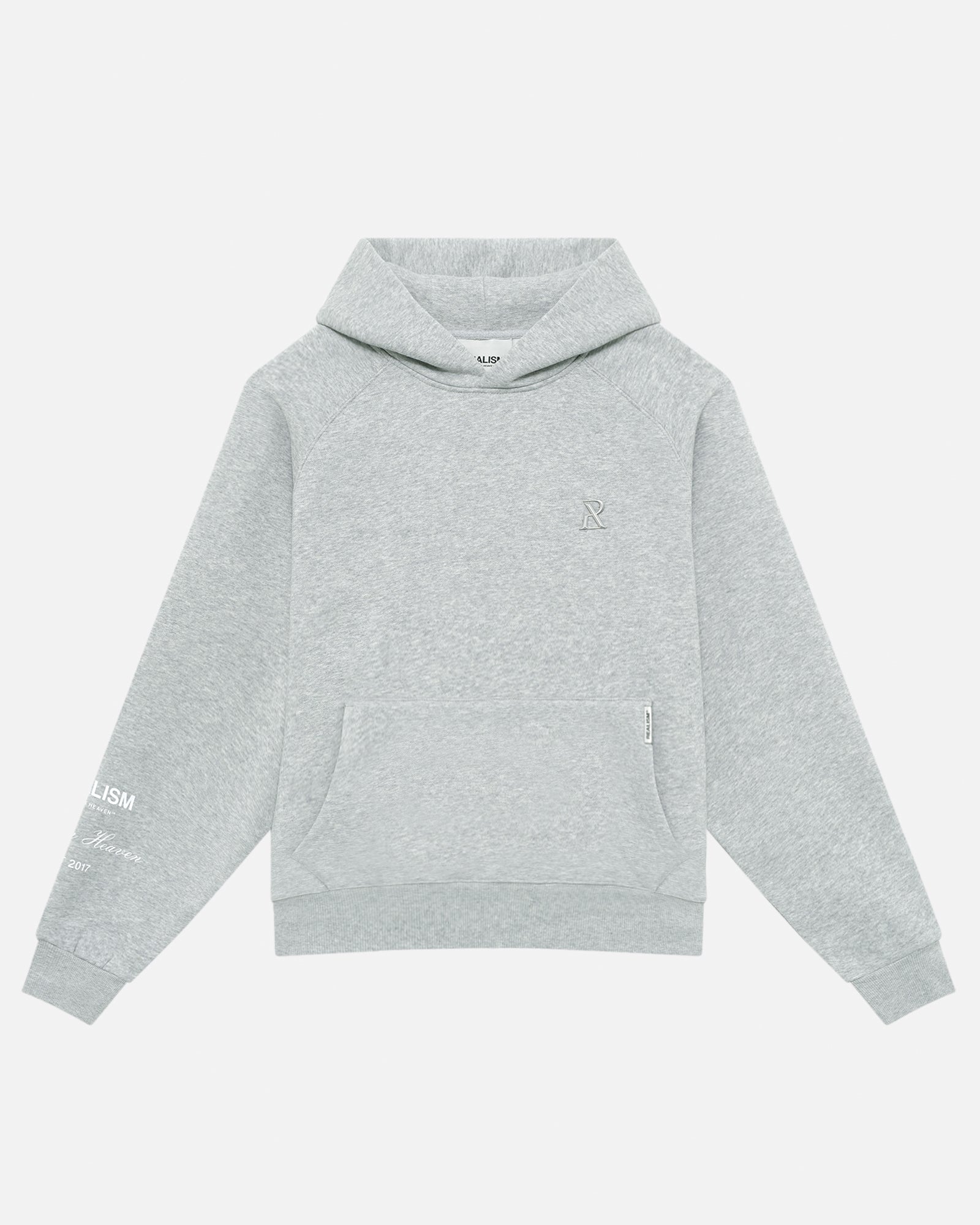 SSS Realism Radiant Hoodie - Grey Marle | Soft & Stylish Pullover for Men & Women | Perfect for Casual Wear, Gym & Outdoor Activities