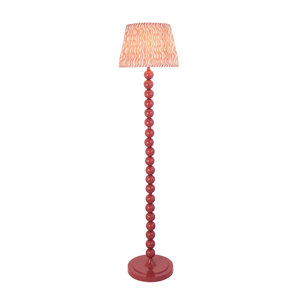 Auralis Ripple Floor Lamp with E27 Socket - Modern LED Standing Light for Living Room, Bedroom & Office - Adjustable Height in Multiple Finishes (Black, White, Bronze) - Perfect for Ambient Lighting & Home Decor