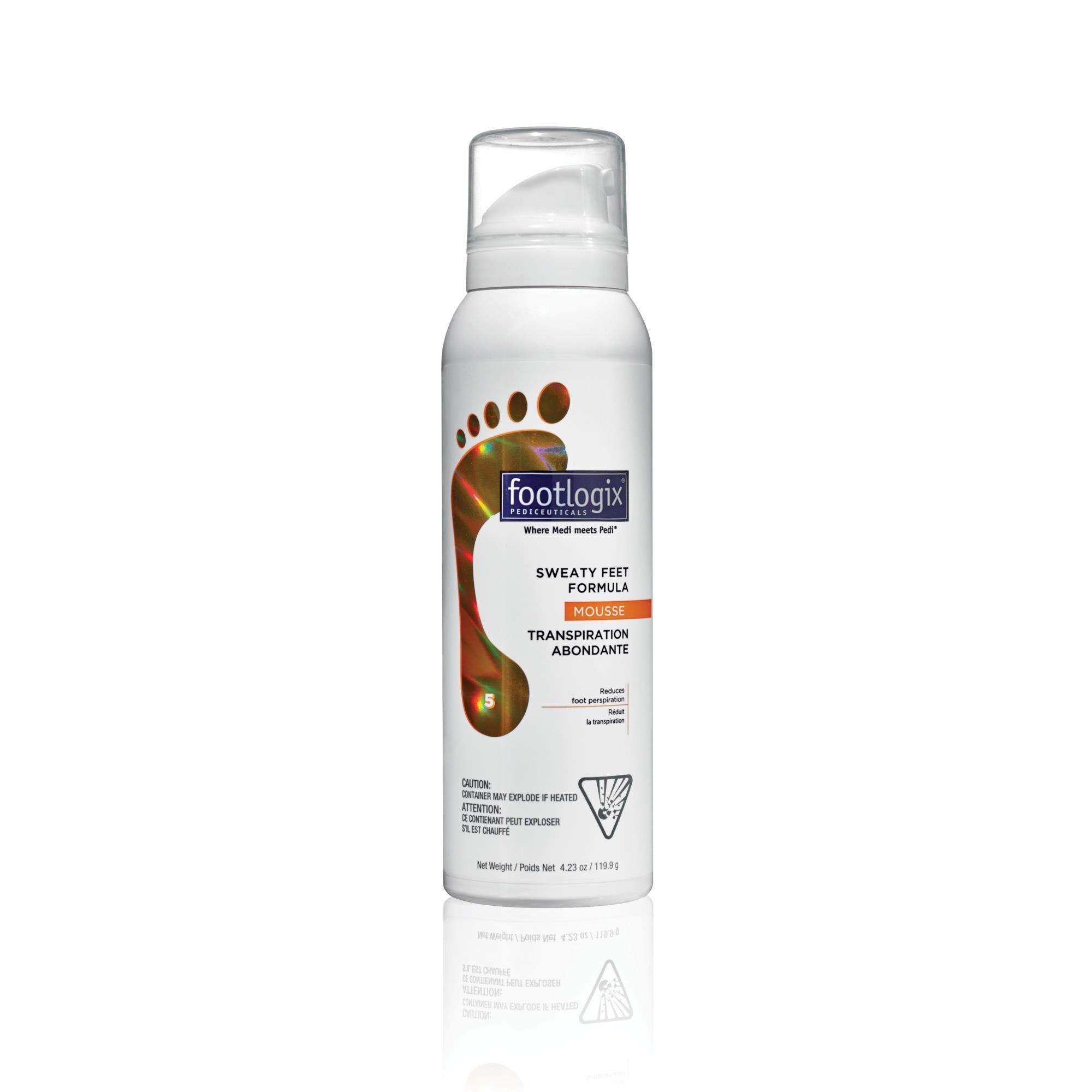 Footlogix Sweaty Feet Formula - 4.2 oz Moisturizing Foot Cream for Odor & Sweat Control - Perfect for Athletes, Runners & Daily Foot Care