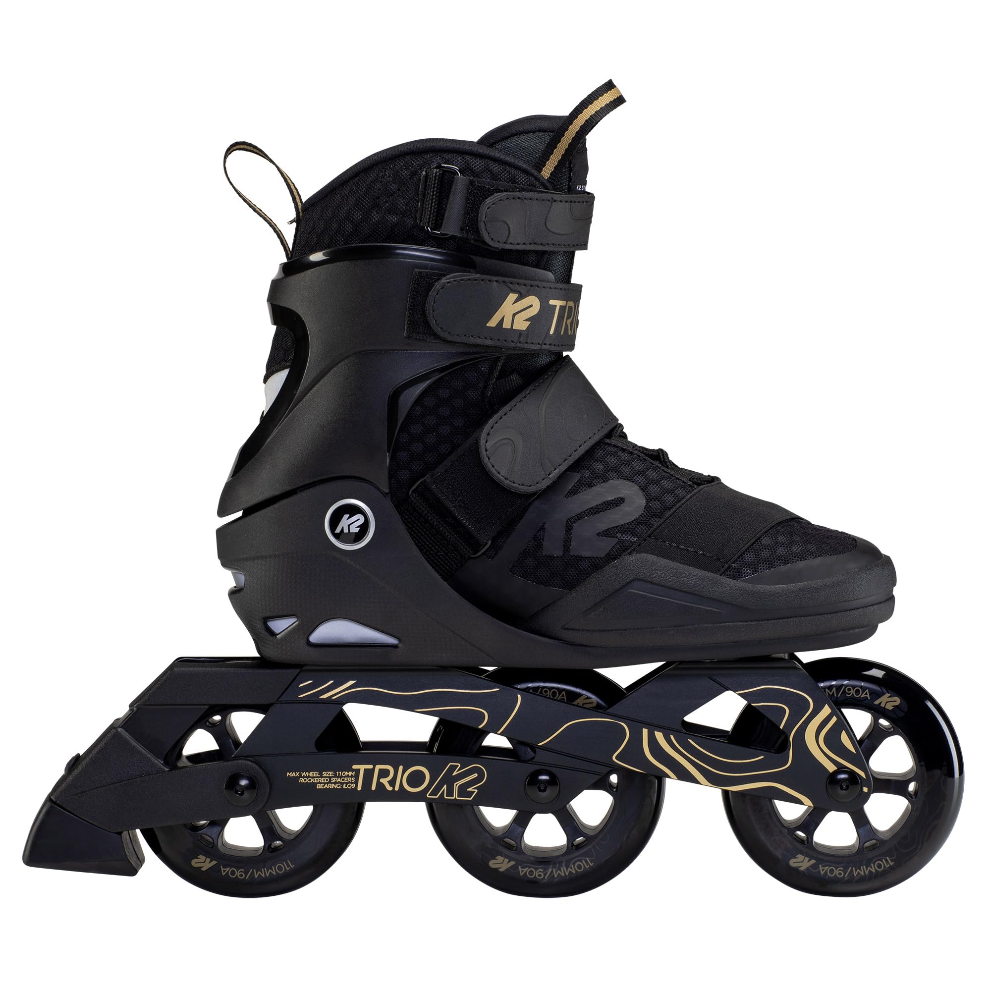 K2 Trio 110 Men's Urban Inline Skates - High-Performance Rollerblades for Fitness, Commuting & City Skating