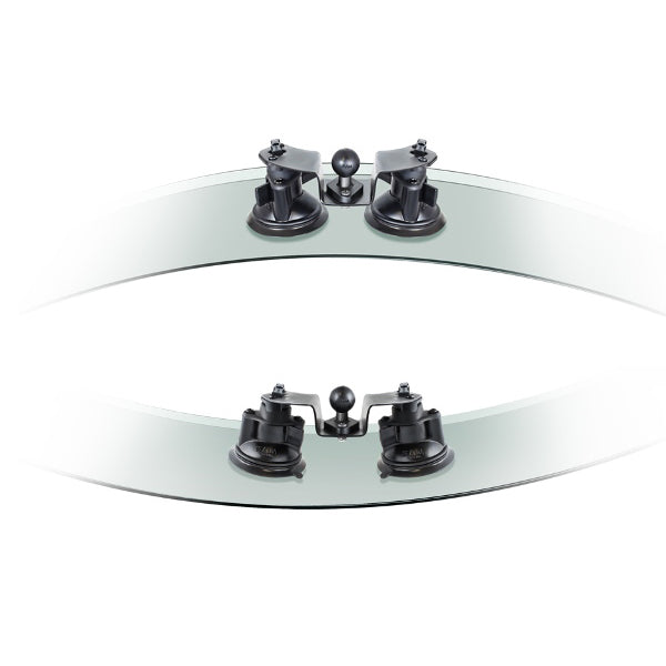 RAM B-189B-PIV1U Dual Articulating Suction Cup Mount with 1
