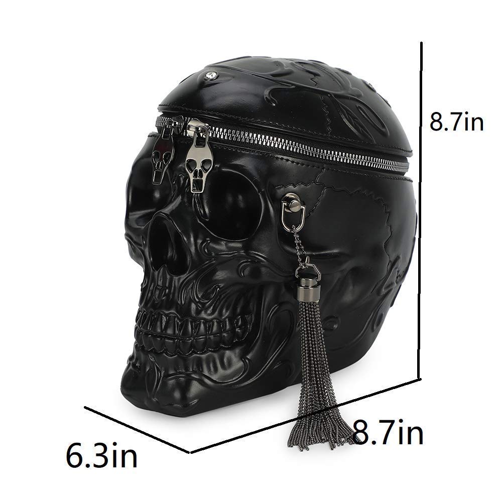 Gothic Skull Crossbody Purse for Women - Stylish Shoulder Bag with Skull Design, Perfect for Halloween, Parties & Gothic Fashion Accessories
